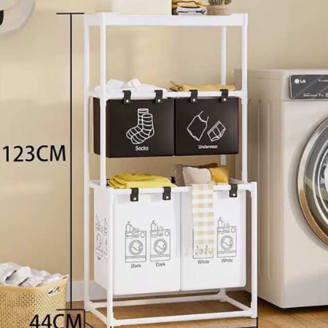 Organizador De Ropa Sucia 3 Niveles