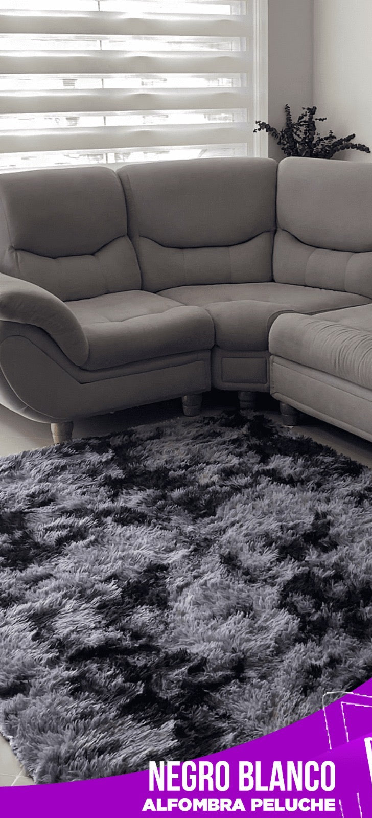 ALFOMBRA PELUCHE 2 mtr x 1,50