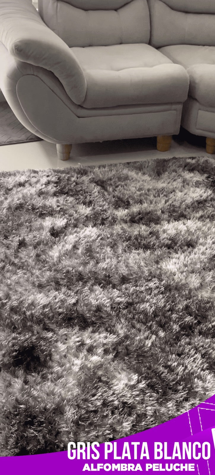 ALFOMBRA PELUCHE 2 mtr x 1,50