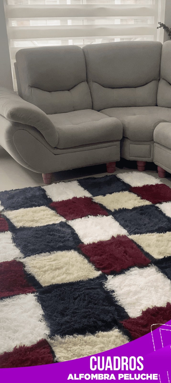 ALFOMBRA PELUCHE 2 mtr x 1,50